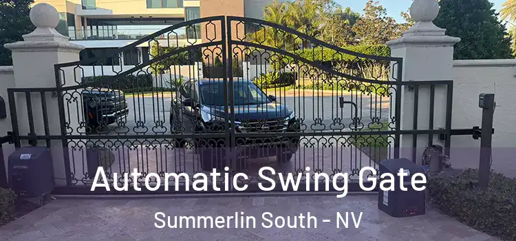 Automatic Swing Gate Summerlin South - NV