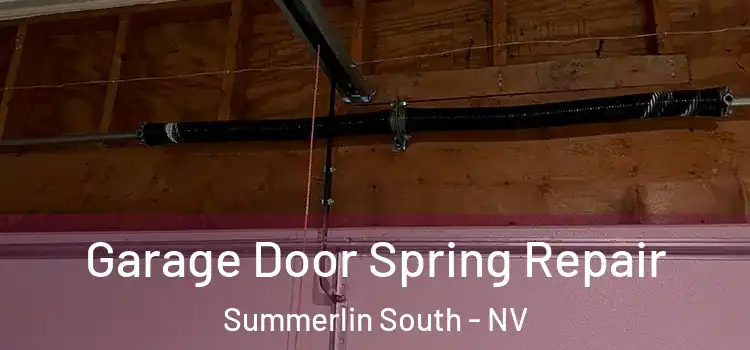  Garage Door Spring Repair Summerlin South - NV