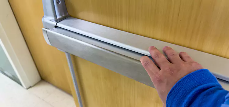 Installing a Push Bar on a Door Summerlin South